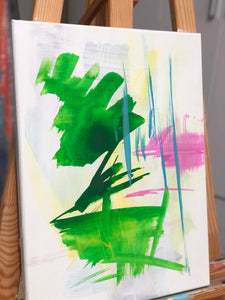 Dance with Green, 40 x 30 cm