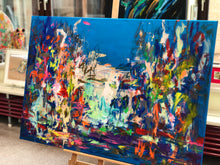 Load image into Gallery viewer, „Blue Paradise“, 90 x 130 cm